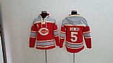 Cincinnati Reds #5 Johnny Bench Red Sawyer Hooded Sweatshirt Baseball Hoodie,baseball caps,new era cap wholesale,wholesale hats